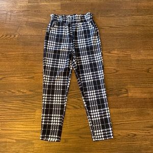 plaid trousers